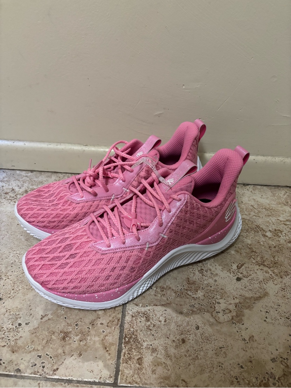 Under Armour Curry Flow 10 Team Pink 3026624-601 Men’s Size 13